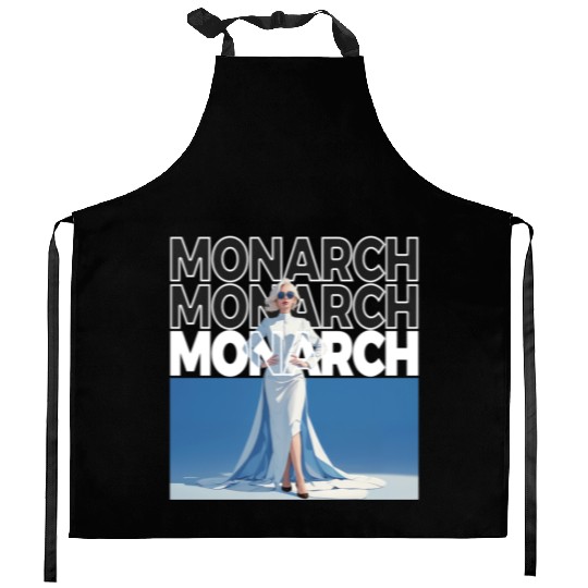 MONARCH – Silence in Command Kitchen Aprons