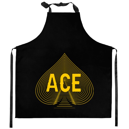 Spades Card Game Player Ace Of Spades Kitchen Aprons