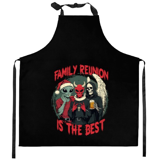 Occult Demonology Tarot Family Reunion Is The Best Kitchen Aprons