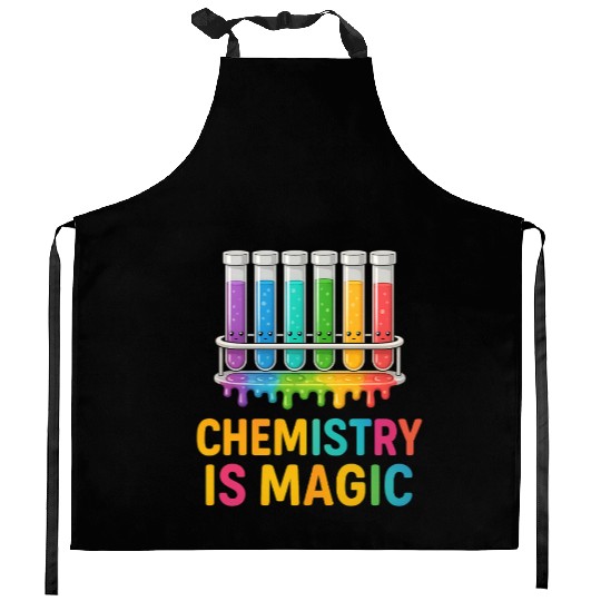 Chemistry Is Magic Kitchen Aprons