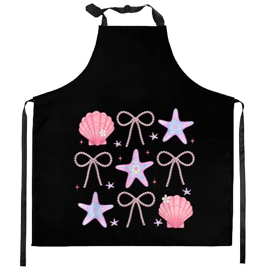 Under the Sea Sparkle Kitchen Aprons