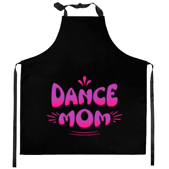 Dance Mom pink and purple Kitchen Aprons