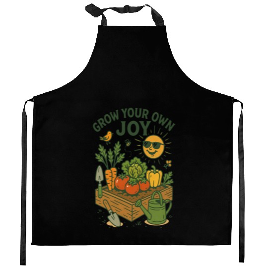 Vegetable Gardening Kitchen Aprons