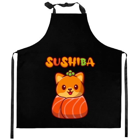 Shiba Inu - Sushiba Kitchen Aprons