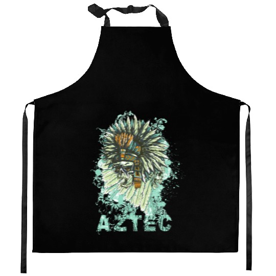 Aztec Warrior Spirit Kitchen Aprons
