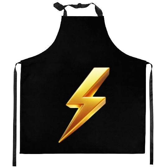 yellow lightning bolt clipart energy 184 Kitchen Aprons