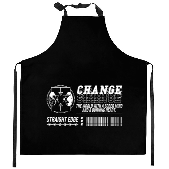Straight Edge Vegan, Against Drugs, Punk Kitchen Aprons