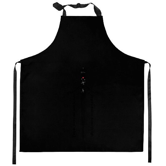 Blade of Destiny – Minimal Mystic Sword Design Kitchen Aprons