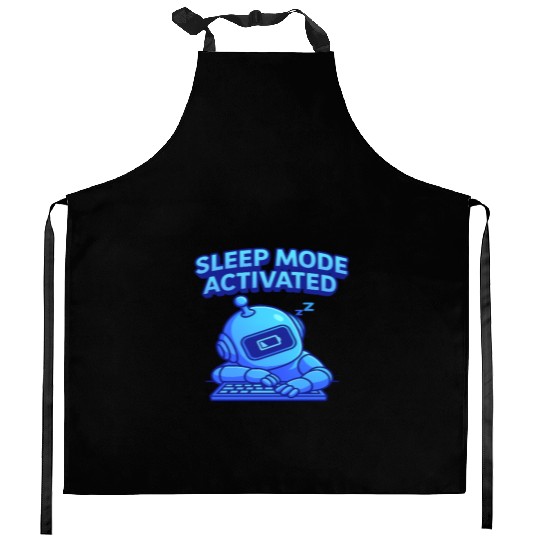 Sleep Mode Activated Robot Kitchen Aprons