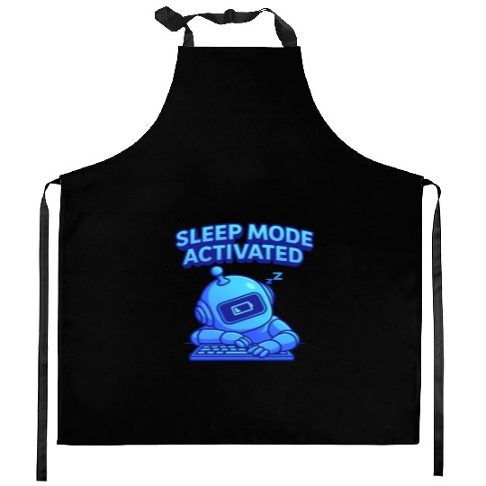 Sleep Mode Activated Robot Kitchen Aprons