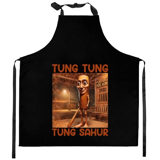 ung Tung Tung Sahur – Viral Sahur Meme Kitchen Aprons