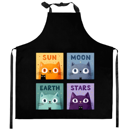 Funny Cat Kitchen Aprons | Retro Cat Meme Kitchen Aprons