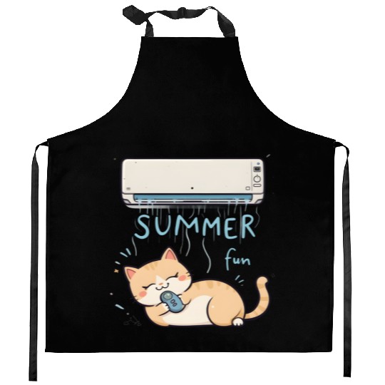 Funny Cat Kitchen Aprons | Retro Cat Meme Kitchen Aprons