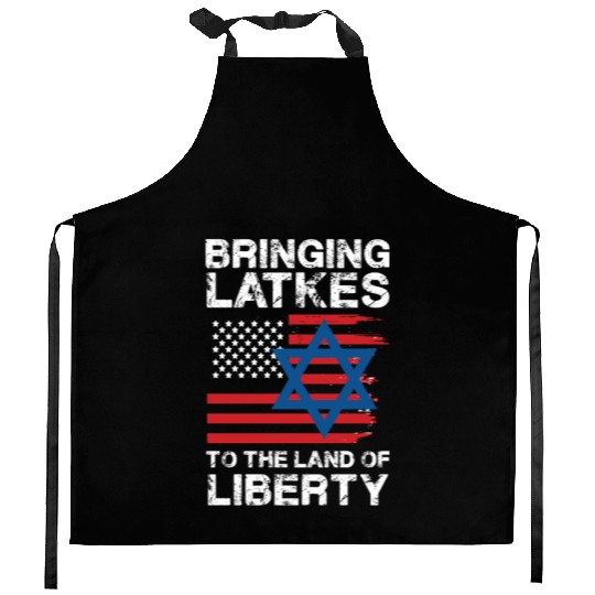 Bringing Latkes To The Land Of Liberty With Kitchen Aprons