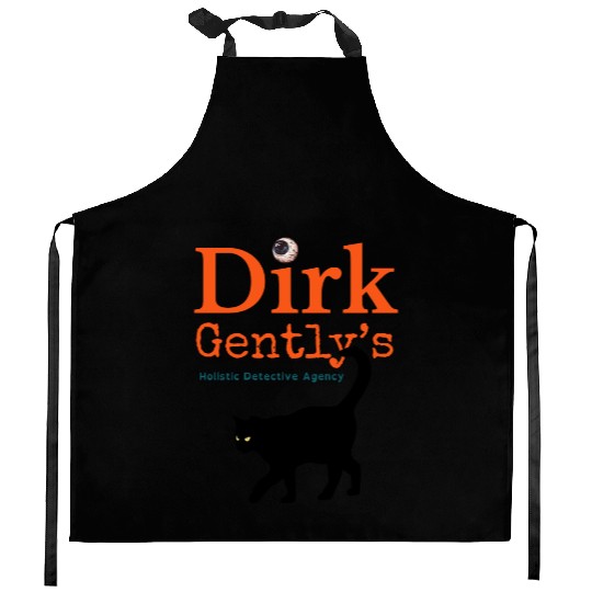 Dirk Gently Holistic Mayhem Fan Kitchen Aprons