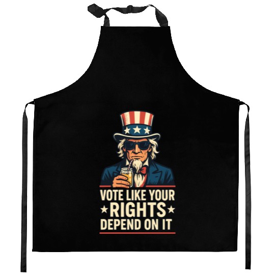 Vote Like It Matters - Democracy Defender Kitchen Aprons