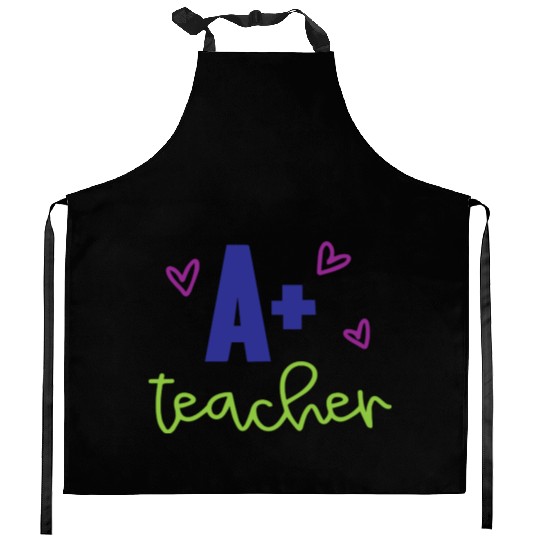 A+ Teacher – Appreciation Gift Kitchen Aprons