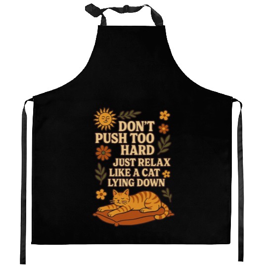Relaxing Cat Nap Inspirational Design Kitchen Aprons