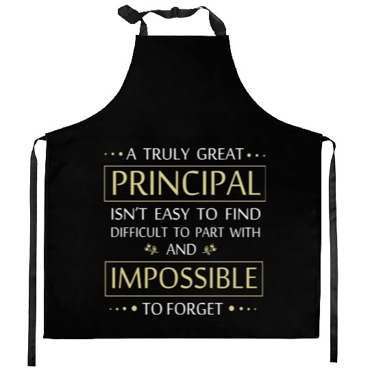 School Principal Teacher Appreciation Kitchen Aprons