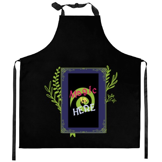 Magic is here for those who love fantasy Kitchen Aprons
