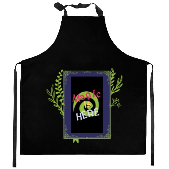 Magic is here for those who love fantasy Kitchen Aprons