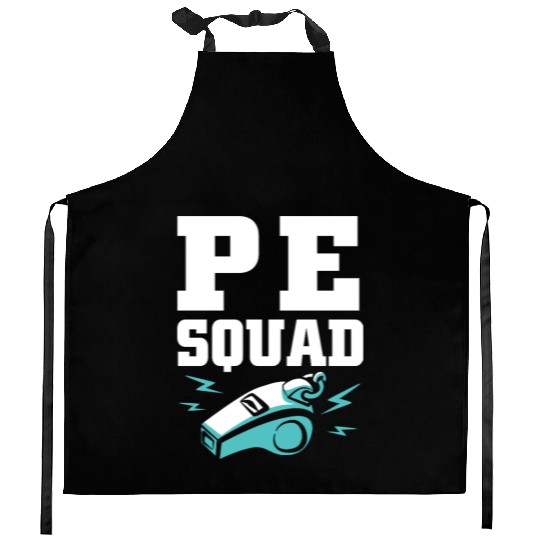 Physical Education Teacher PE Coach Kitchen Aprons