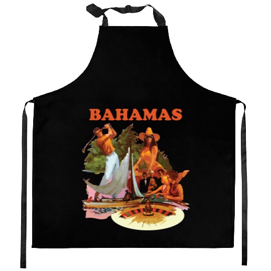 Bahamas, Collage Kitchen Aprons