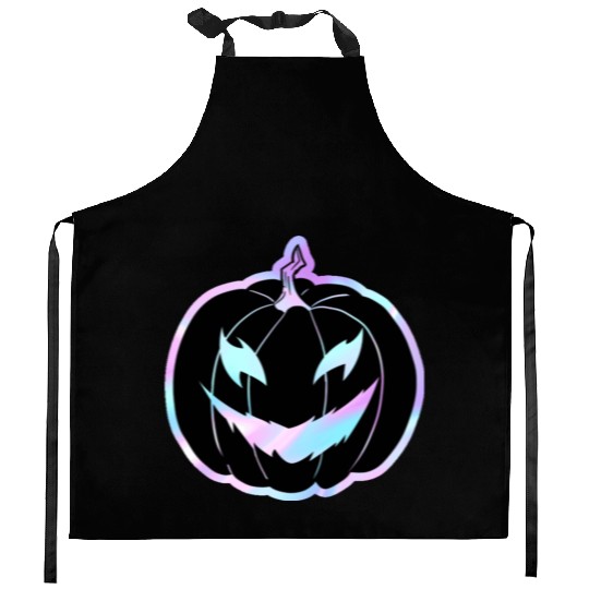 Glow-In-The-Dark Jack-o-Lantern Kitchen Aprons
