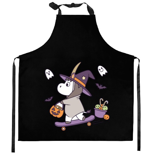 Moomin Witch Trick or Treat Ride Kitchen Aprons