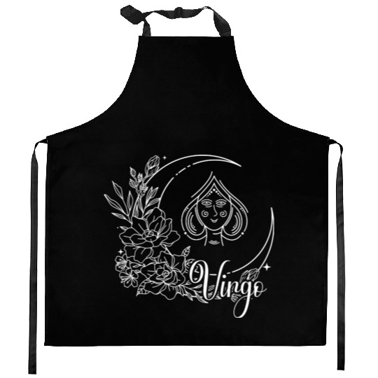 Virgo zodiac astrology Kitchen Aprons