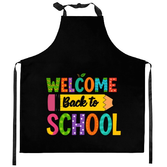 Welcome Back to School Kitchen Aprons