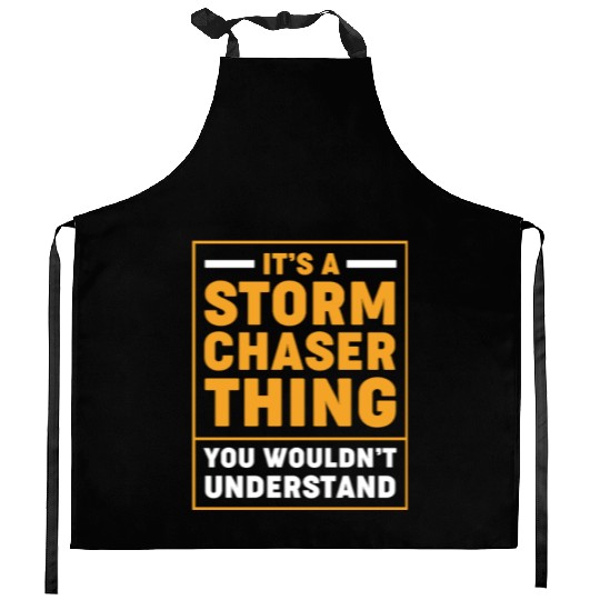 Storm Chaser Stormtrooper Weather Kitchen Aprons