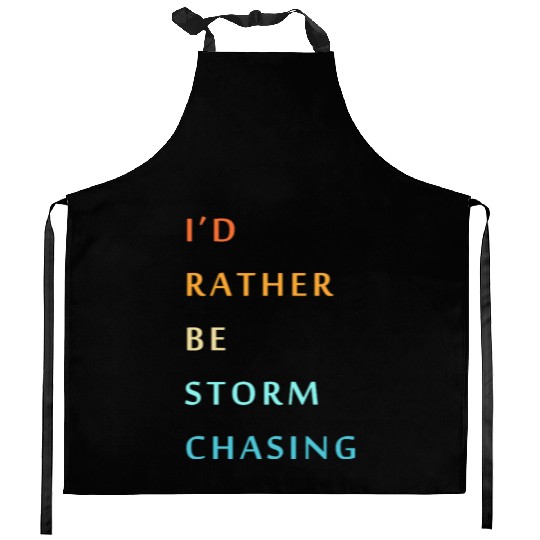 Storm Chaser Tornado Storm Chasing Kitchen Aprons