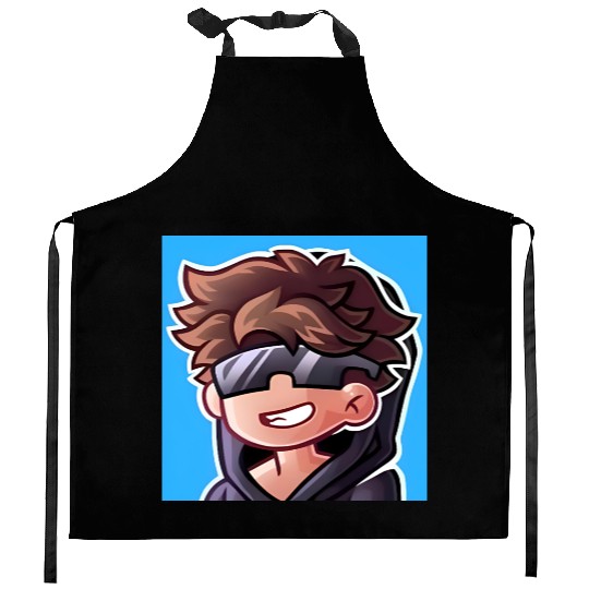 Cool Gamer Kitchen Aprons – XP Vortex Cartoon Style