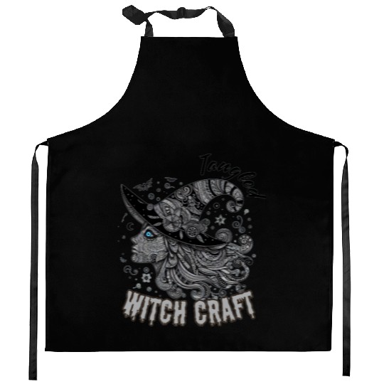 Tangled-in-Witchcraft–Halloween-Art-in-Enchanted Kitchen Aprons