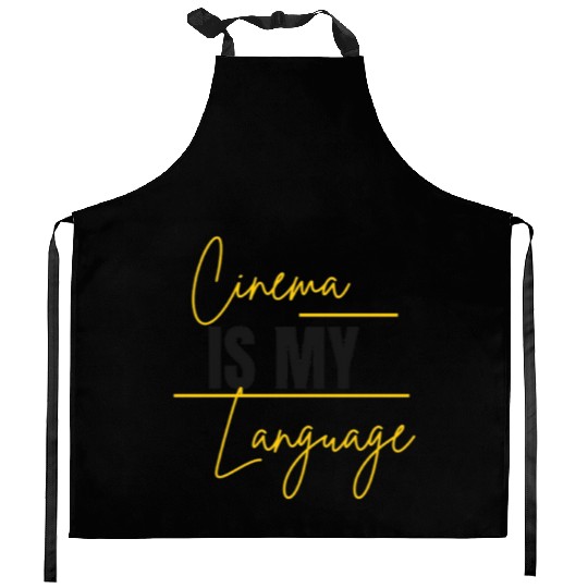 Cinema is My Language – Cinephile Festival Kitchen Aprons