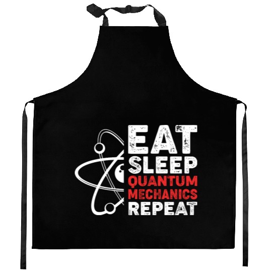 Quantum Mechanics Physics Teacher Kitchen Aprons