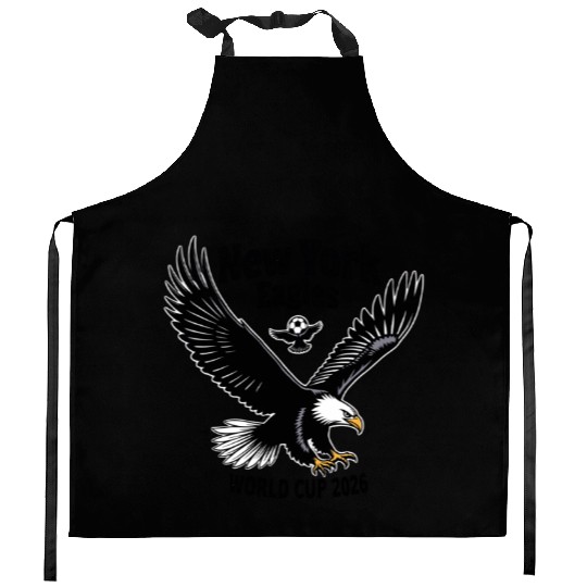 Patriotic Eagle Soccer Kitchen Aprons – USA World Cup 2026