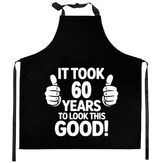 Fun 60th Birthday Celebration Design Kitchen Aprons