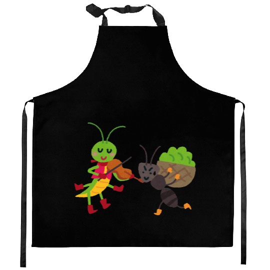 Work Hard, Play Loud – Ant & Cicada LifeTee Kitchen Aprons