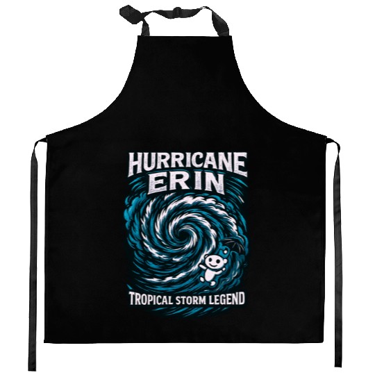 Hurricane Erin Tropical Storm Legend Kitchen Aprons