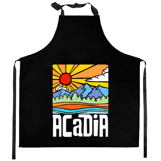 Acadia National Park Artistic Nature & Mountains Kitchen Aprons