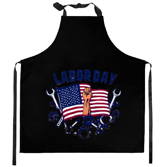 LABOR DAY us Kitchen Aprons