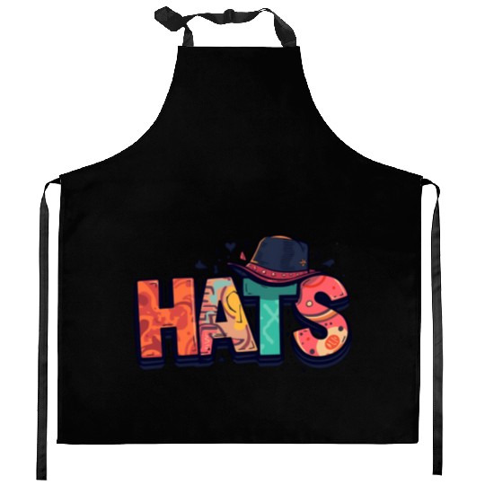Urban Hip-Hop Graffiti "Hats" Kitchen Aprons