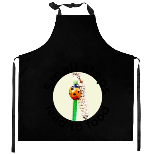 Small Steps Lead to Food – Ladybug Art Kitchen Aprons