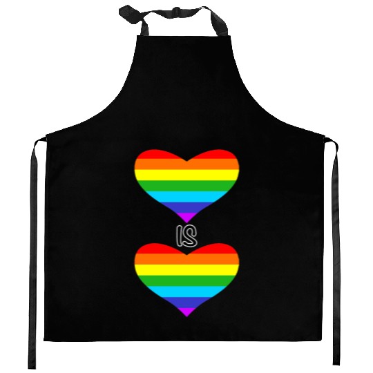 Love is Love Kitchen Aprons