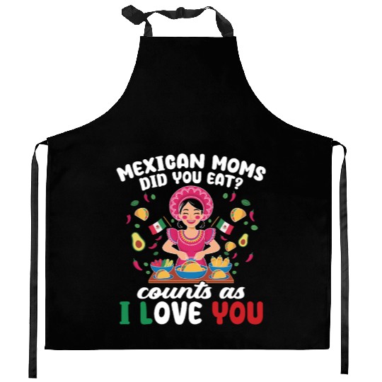 Mexican Moms Abuelita Grandma Food Gift Kitchen Aprons