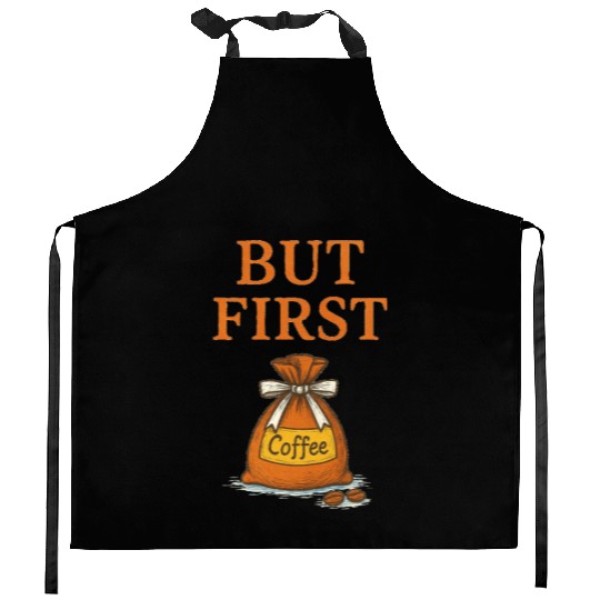 But First, Coffee Kitchen Aprons