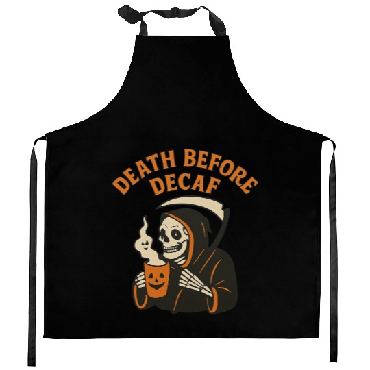 Funeral Halloween Tribute Kitchen Aprons