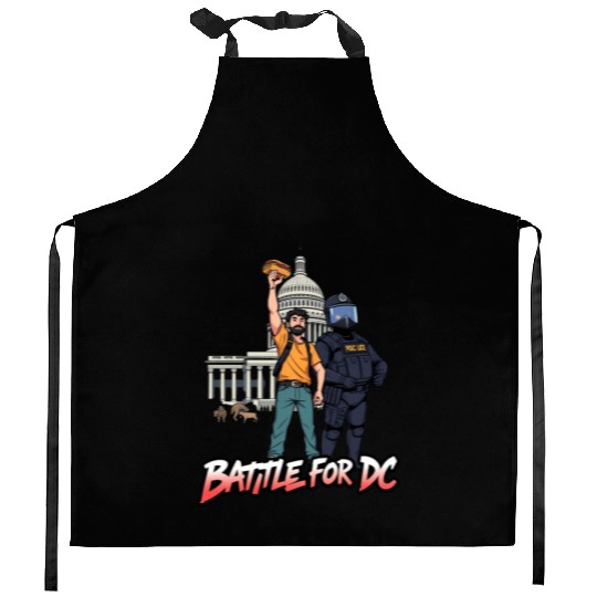 Free DC Sandwich Guy Banksy Style Street Art Kitchen Aprons